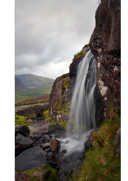 Connor Waterfall, Connor Pass, Dingle Peninsula, Co.Kerry