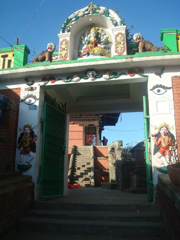 Porte d'entrée du temple 