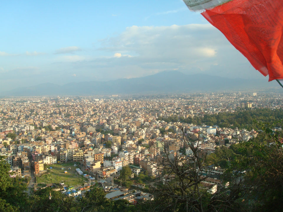 Vue sur Katmandou