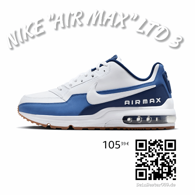 NIKE, AIRMAX LDT 3, weiß/blau