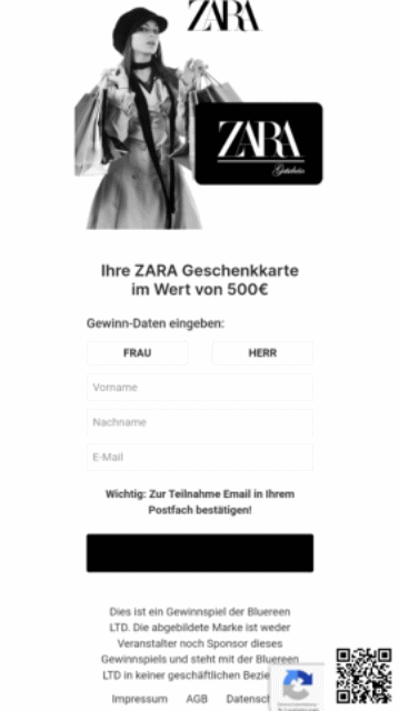 ZARA-Voucher (500€)