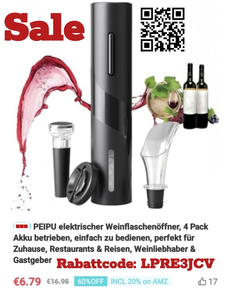 Elektrischer Weinöffner