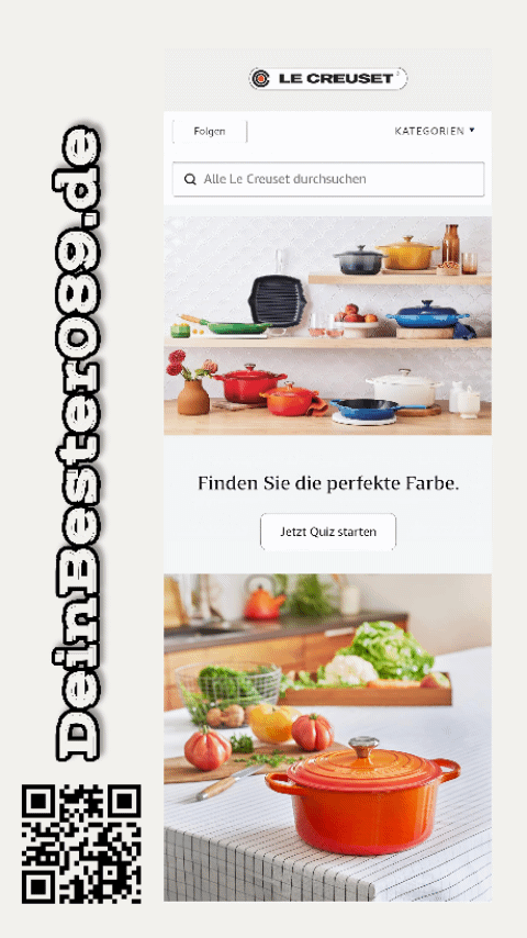 Zwar nicht so günstig, allerdings das Allerbeste. "Le Creuset"