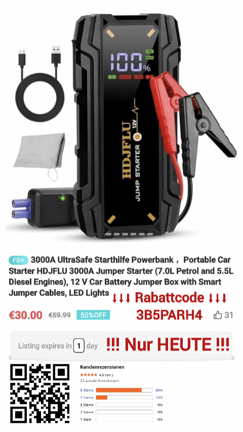 Starthilfe, Powerbank