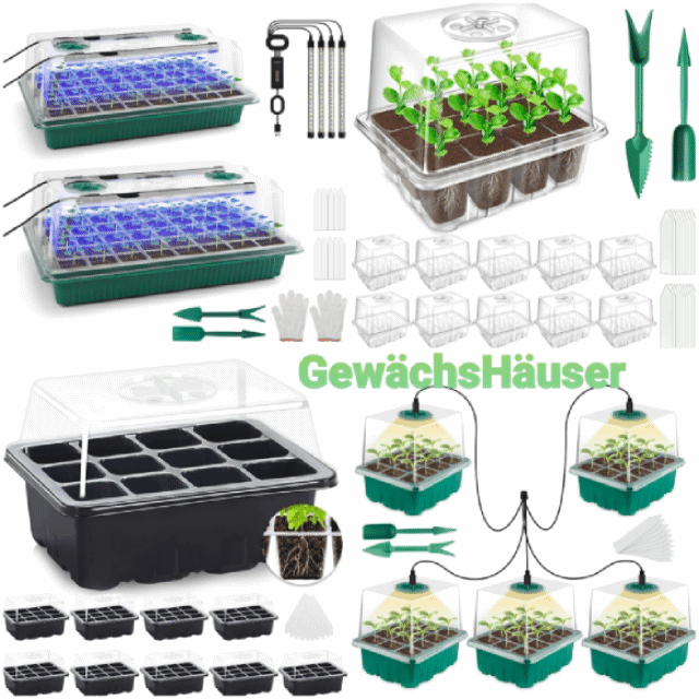 Gewächshäuser/Anzucht-Sets