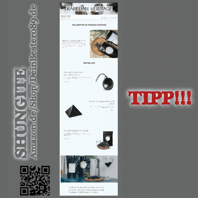 Dieser "Shungit-Shop" gilt als vertrauenswürdig