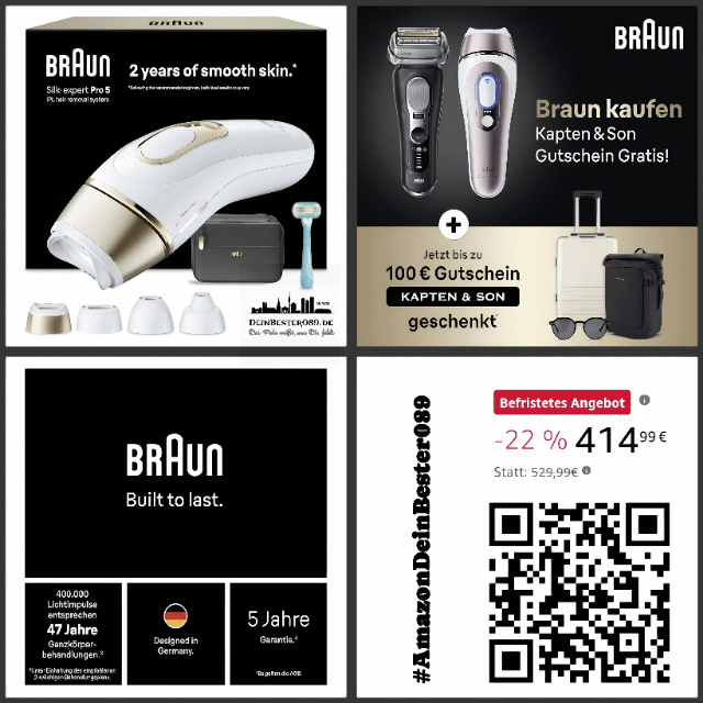 BRAUN "SMART" IPL expert PRO 5 / Amazon