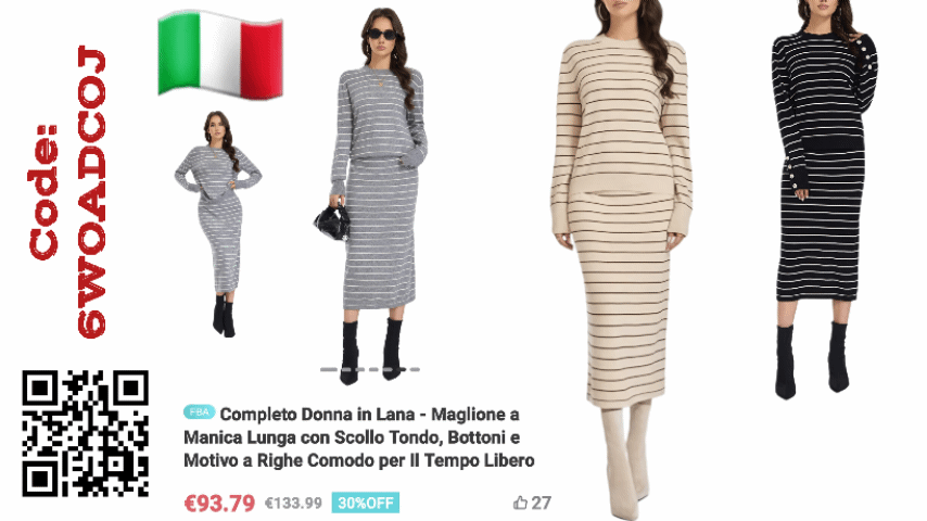 Completto Donna in Lana