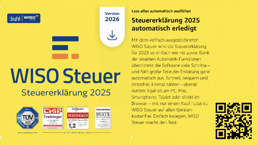 WISO Steuer 2026 (für Steuerjahr 2025)
