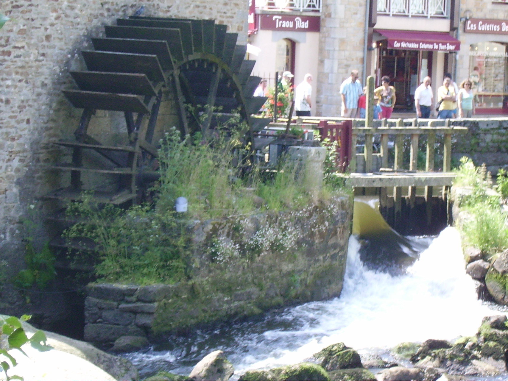 roue  du moulin à Pont-Aven