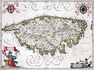 Carte ancienne de Corse