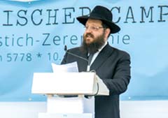 Rabbiner Yehuda Teichtal, Jüdischer Campus Berlin, Chabad Lubawitsch Berlin, Pears Jüdischer Campus, Spatenstich