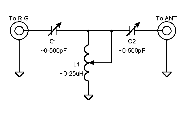 схемы согласующих антенных устройств