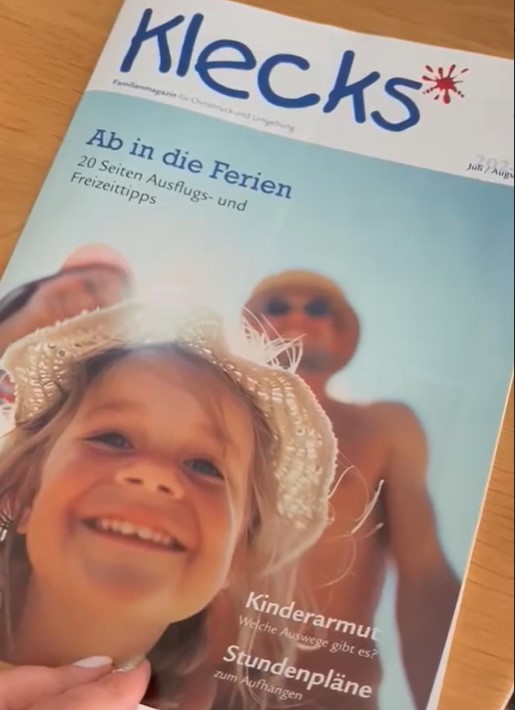 Yamaha Musikschule Osnabrück - Yamaha Music School - Artikel in der Zeitschrift Klecks- 2024