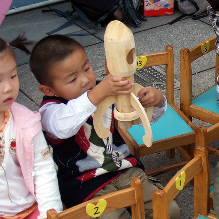 Prototypen-Erprobung im chinesischen Kindergarten