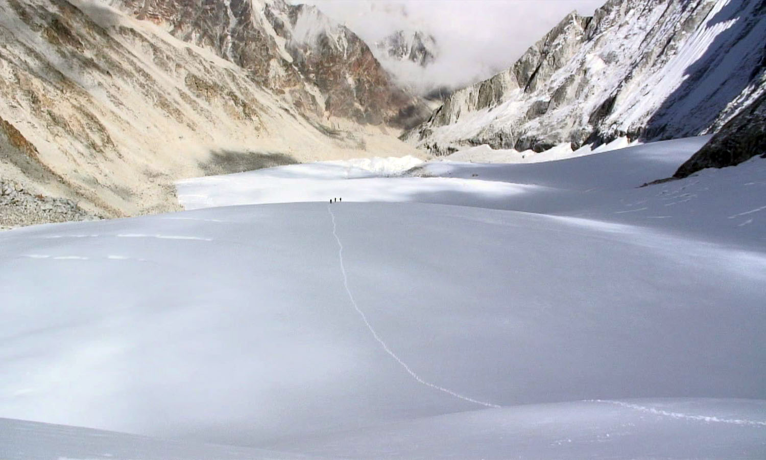 Glacier pour rejoindre le col East