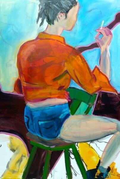 LAST ORDER, Acryl auf Leinwand, 81 cm * 116 cm