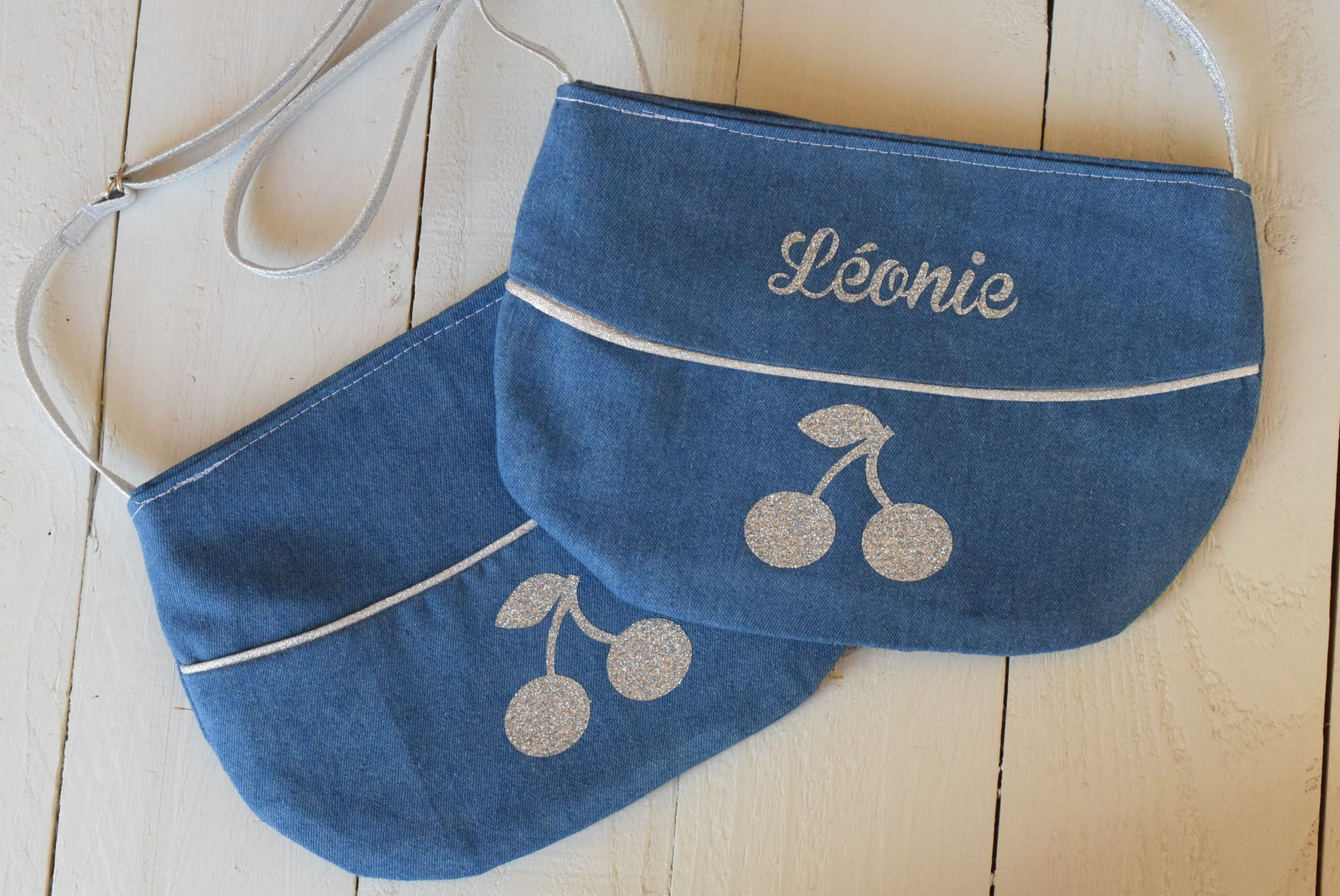 Idée cadeau de Noël 2025 : sac à main enfant en tissu Liberty + porte-monnaie personnalisé