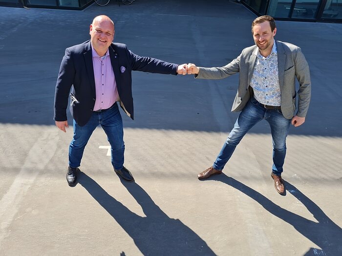 von links: Tim Wegemann, neuer Leiter Fördermittelberatung und Florian Donath, Geschäftsführer Vivax Engineering GmbH
