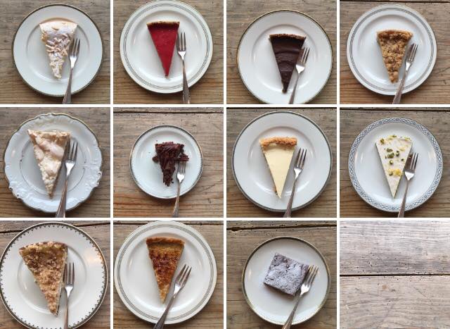 Kuchenstücke vom Berner Café «Apfelgold».