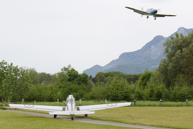 In Bex war dann die ganze Zeit reger Flugbetrieb mit den Teilnehmern des Displaytrainingkurses.