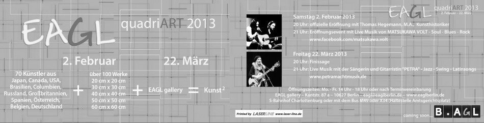 EAGL quadriART 2013 Flyer © EAGL gallery BERLIN