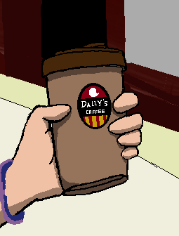 Dally’ｓCoffeeその１：……見たことあるようなデザインですが、気にしないで下さい。