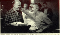 St. Moritz 08/1969. Alles ist moglich. Man muss nur dabei denken. Der Dirigent und Der Pianist haben sich denken geeinicht. Все возможно. Вам просто нужно подумать об этом. Дирижер и пианист пришли к соглашению.