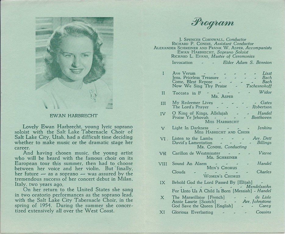 Concert program