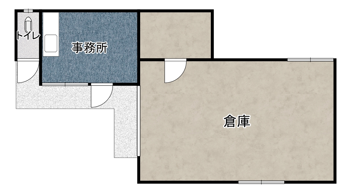 新着　相生市佐方2丁目　貸事務所・倉庫　西相生駅より徒歩3分