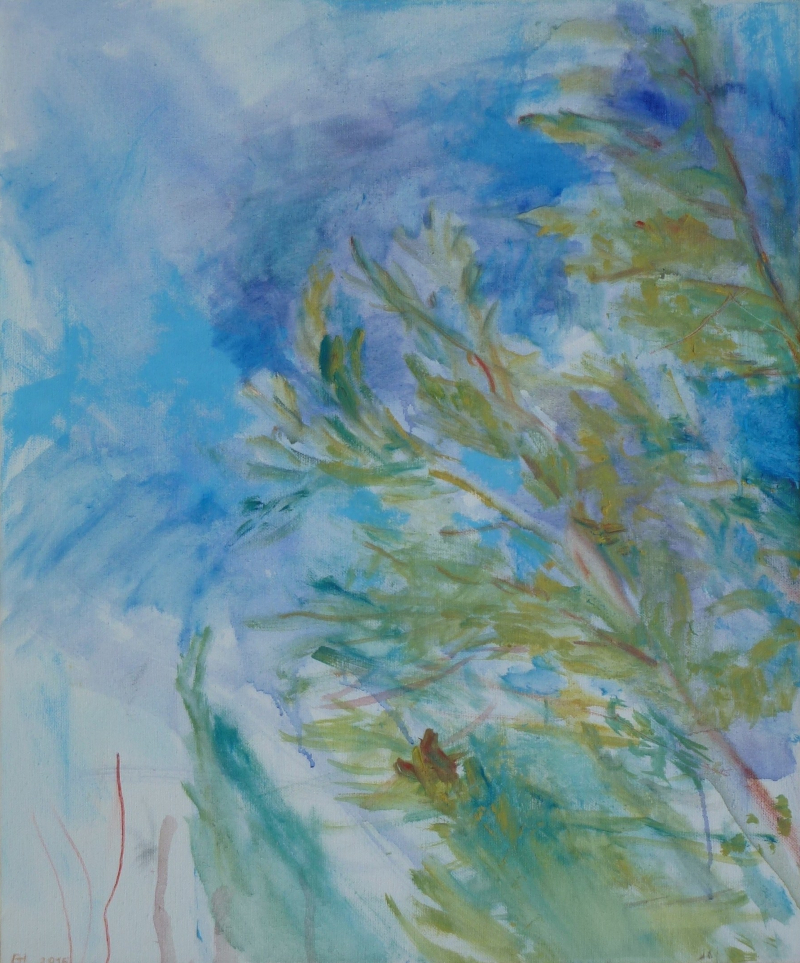 Zweige vor Himmel 60x50cm