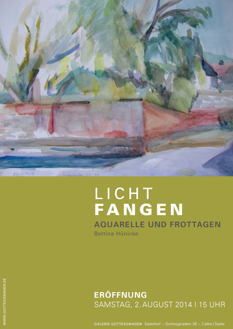 Licht fangen, Aquarell in Privater Sammlung, Potsdam, Deutschland