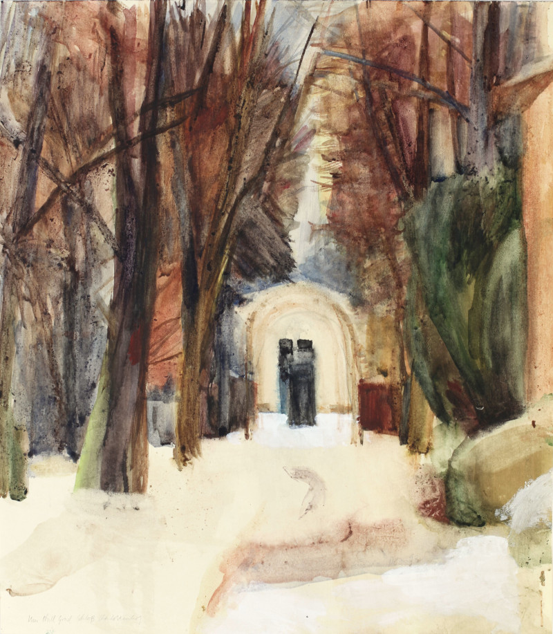 Um Null Grad Schloß Charlottenhof 60x50cm Private Sammlung, Potsdam, Deutschland