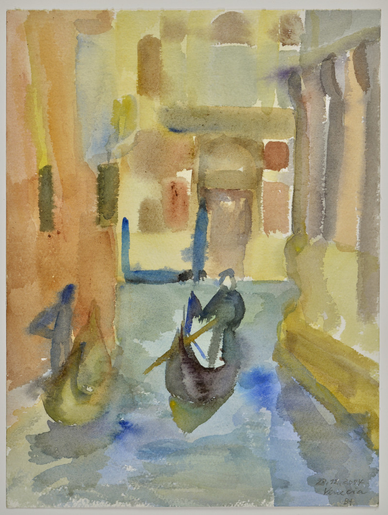 Venezia 28.12. Aquarell 31,5 x 24 cm
