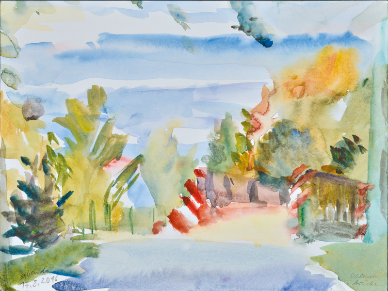 Schleusenbrücke 24x32cm