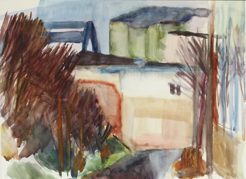 Potsdam-West  Aquarell 35,5x47cm