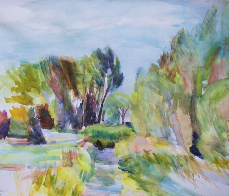 Sommer in Breetz 47,5x56cm