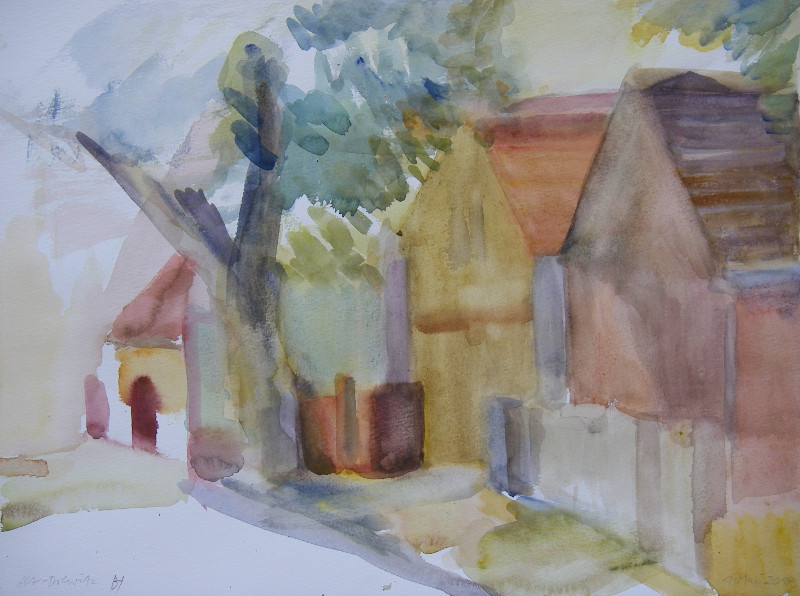 Alt Drewitz 36x48cm