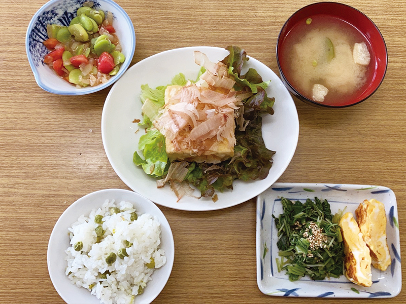 今日は豆々ヘルシーランチ