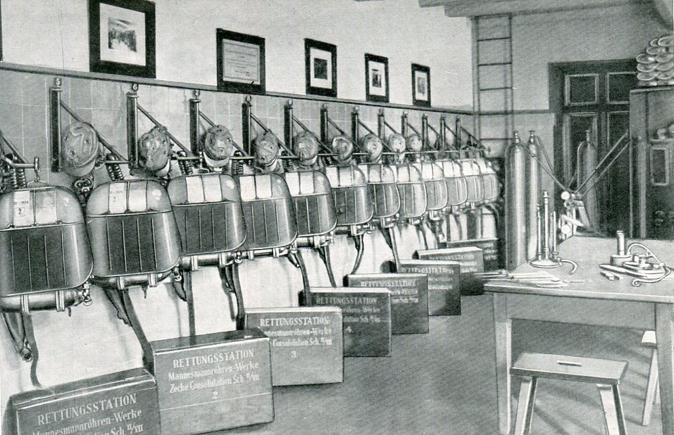 Geräteraum Zeche Consolidation in Gelsenkirchen  1929