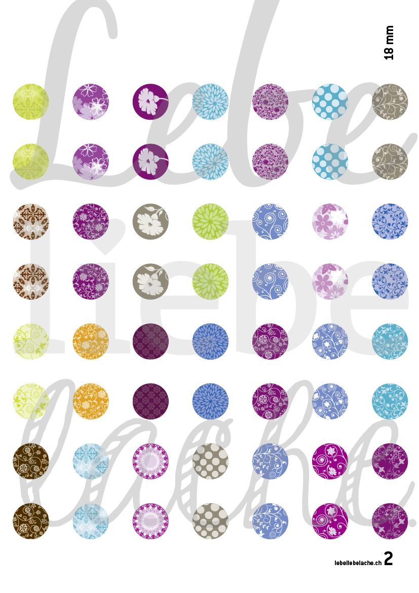 Cabochon-Vorlagen - lebeliebelache1s Webseite!