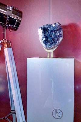 Kristallkontor zeigt Kristalle als Wohnideen