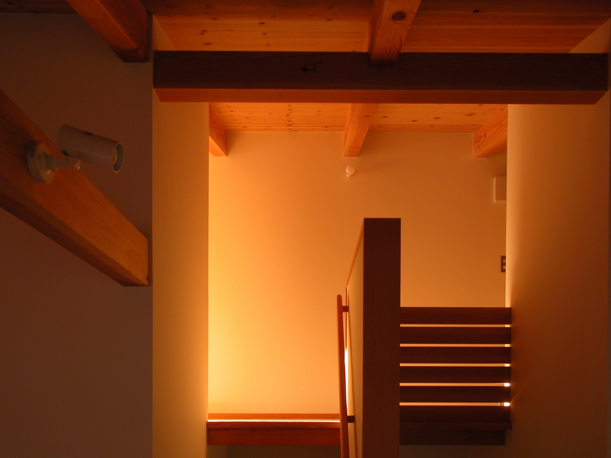 光の小住宅(安曇野市)－階段