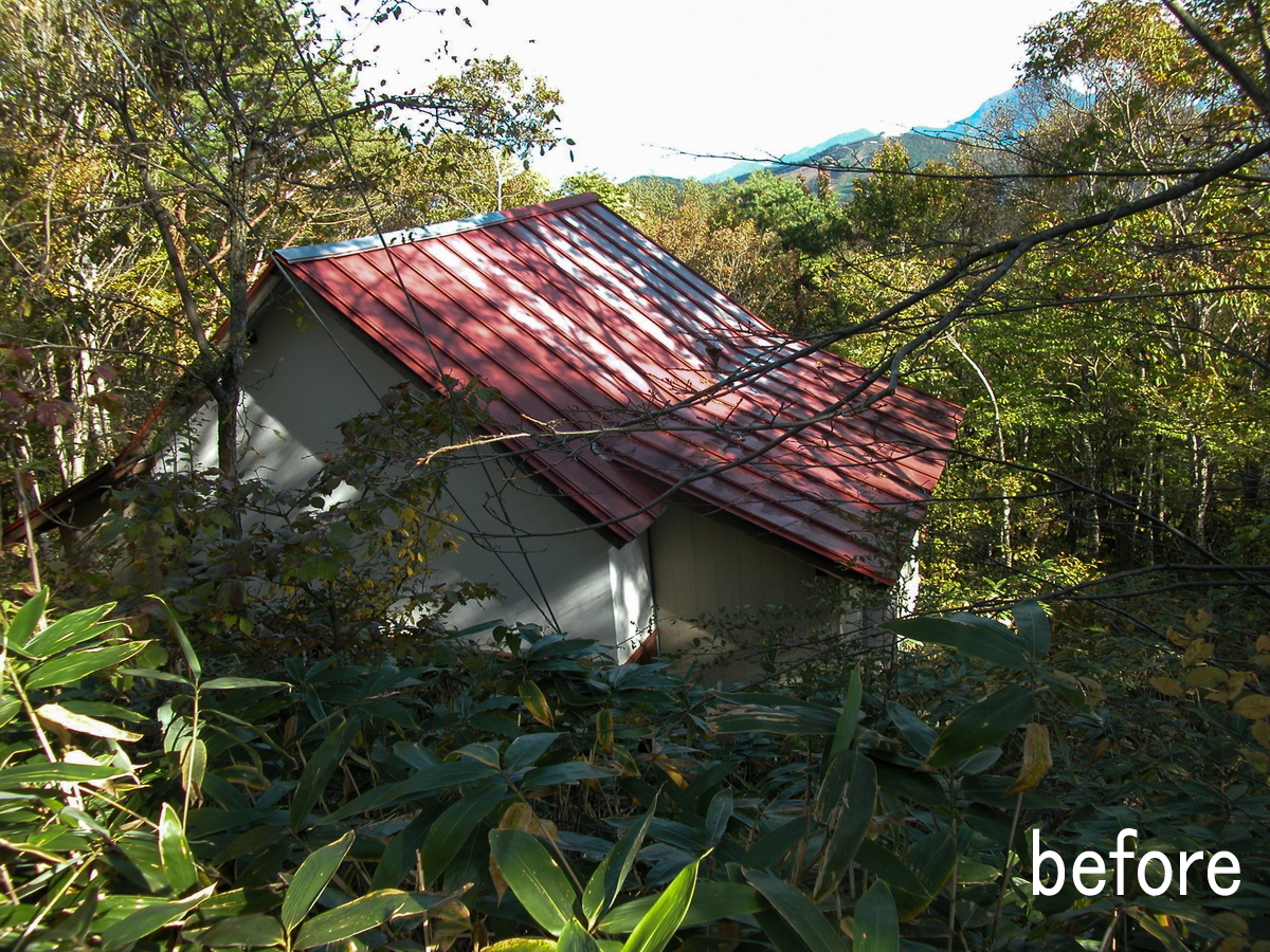 聖高原の山荘(麻績村)－外観(before)