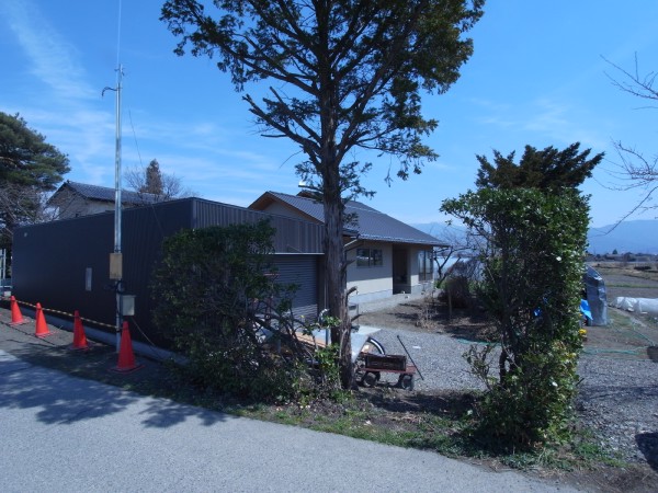 松本市　島立の家Ⅱ　デッキ工事　長野県松本市の建築設計事務所　建築家　丸山和男　現場監理　住宅