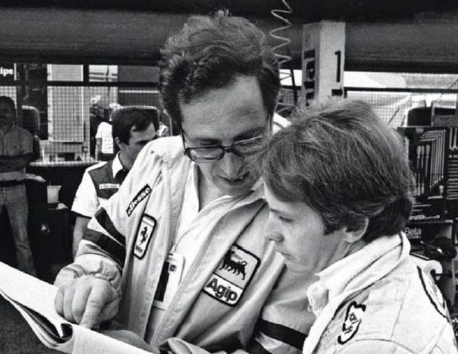Gilles Villeneuve e Mauro Forghieri