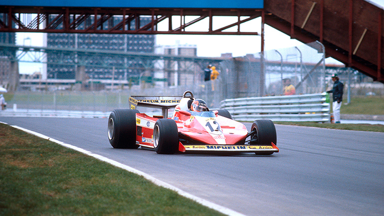 Gilles Villeneuve e la Ferrari