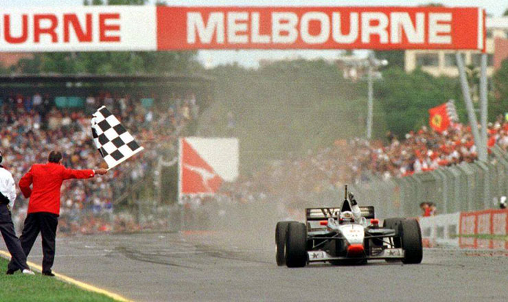 David Coulthard vince il Gp di Australia