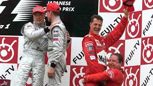 Schumacher sul podio