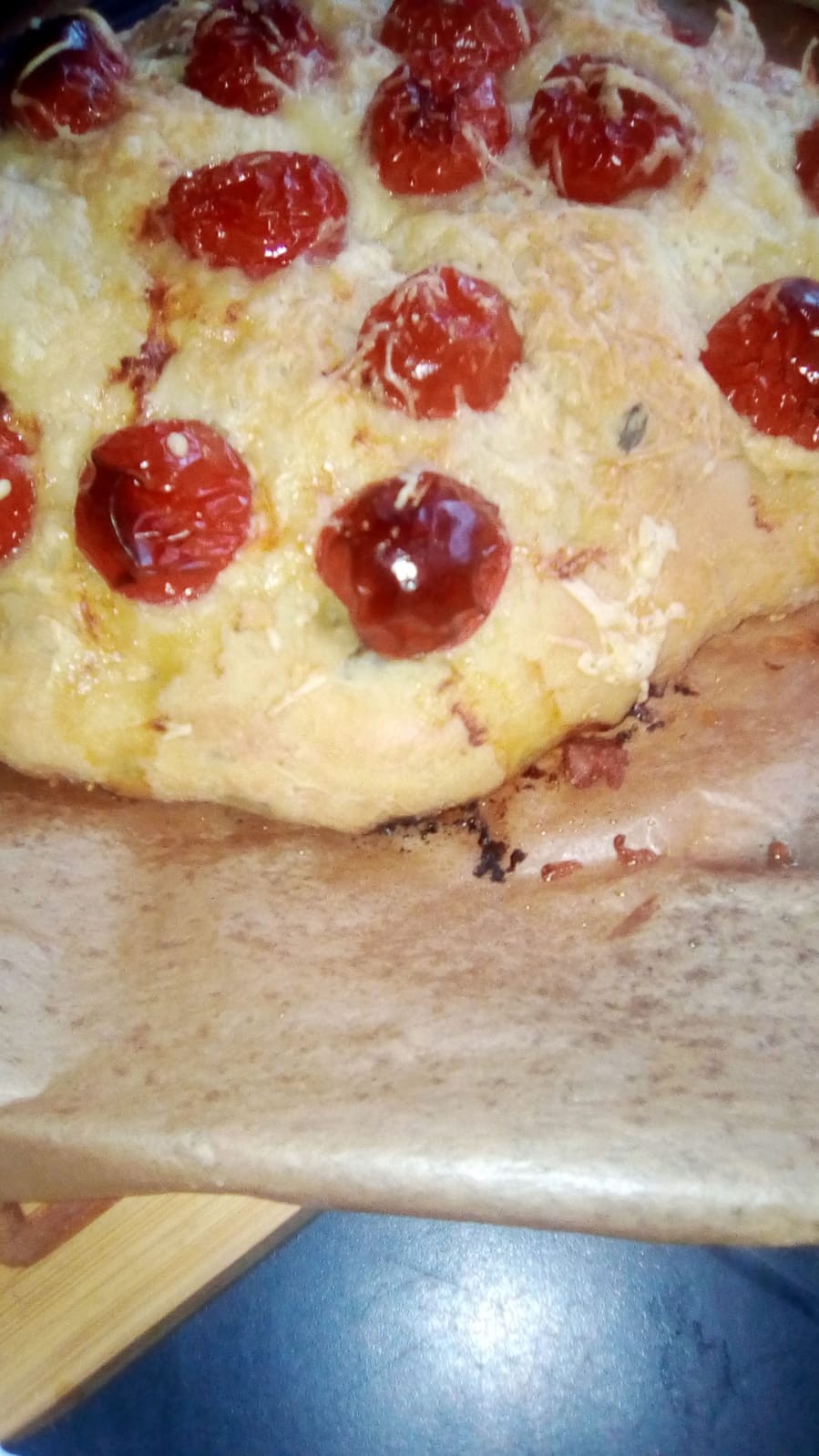 Frisches hausgemachtes Foccacia-Brot